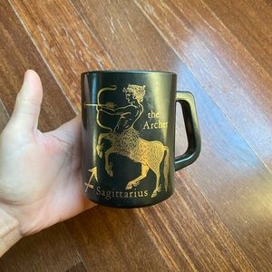 Vintage | Sagittarius 1970s Zodiac Federal Glass Mug